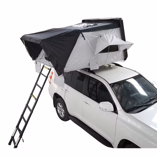 Lazyhiker Outdoor Hight Quality SUV Awning ABS Hard Shell Car Top Tent with Sky Windows China Car Tent Manufacturer