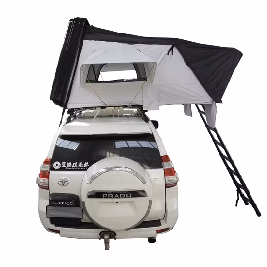 Lazyhiker Outdoor Hight Quality SUV Awning ABS Hard Shell Car Top Tent with Sky Windows China Car Tent Manufacturer